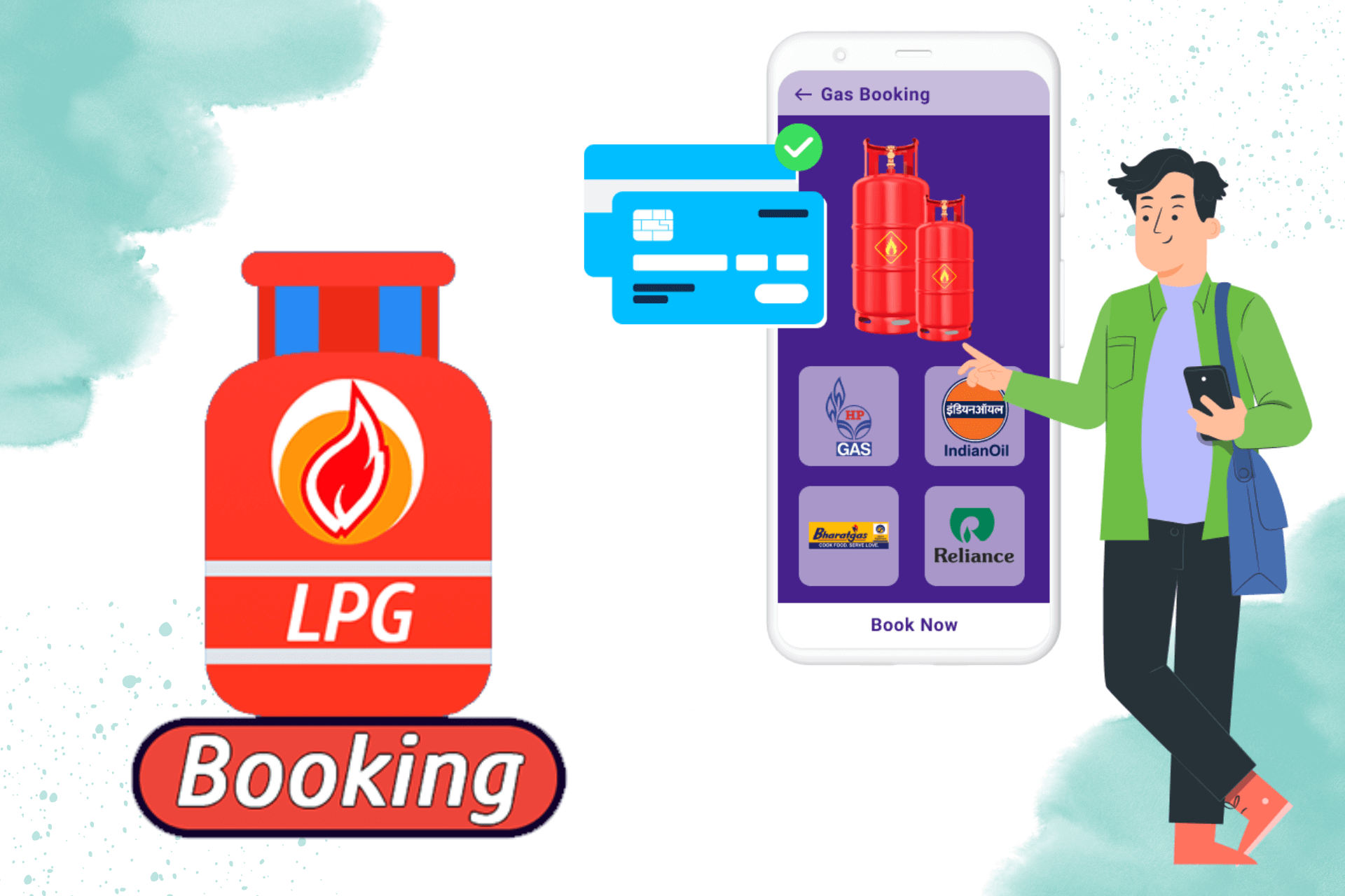 LPG Gas Booking & Payment - Bhimpay